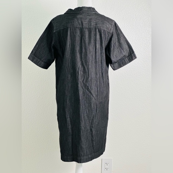 Ralph Lauren Denim Shift Dress in Charcoal Color Size Large - Picture 10 of 11
